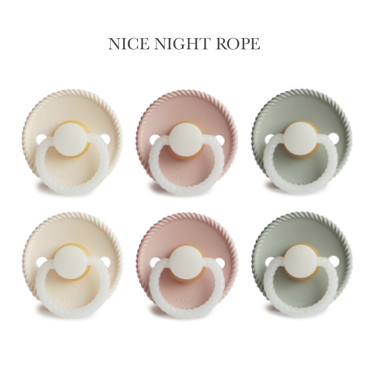 Frigg Mix NIGHT "Nice Night" med 6 runde sutter i str. 2 - Babyinstituttet Shop